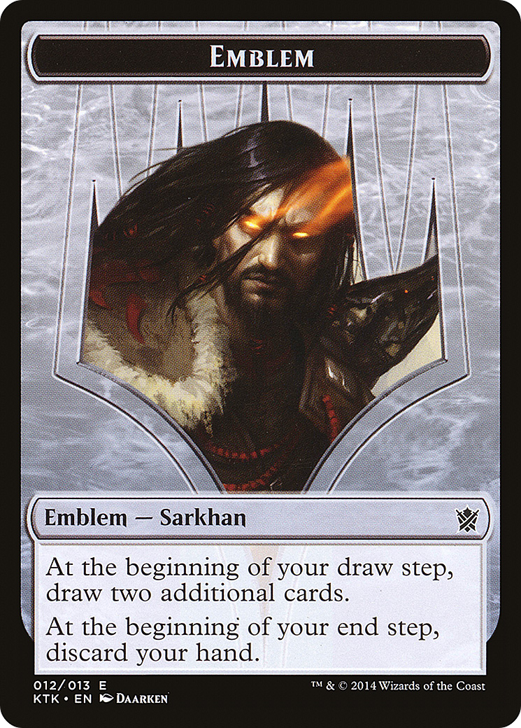 Emblem - Sarkhan, the Dragonspeaker (12) (KTK)