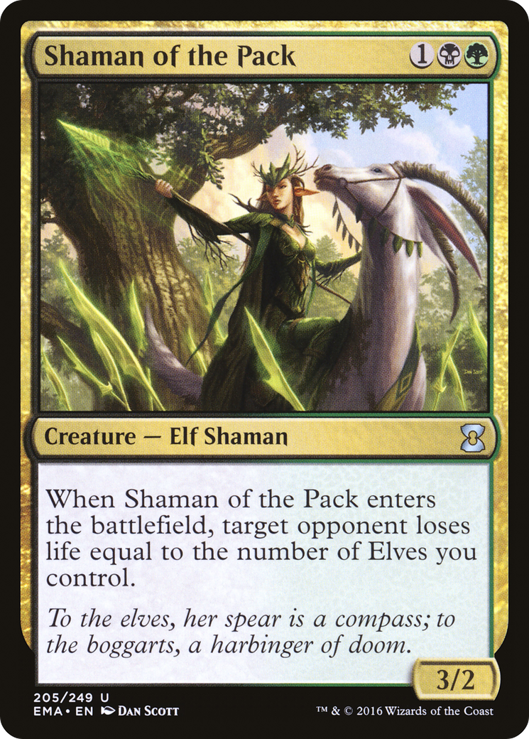 Shaman of the Pack (EMA-205) - Eternal Masters Foil