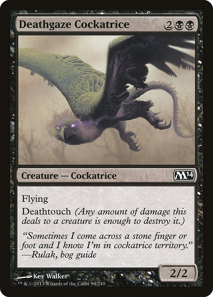 Deathgaze Cockatrice (94) (M14)