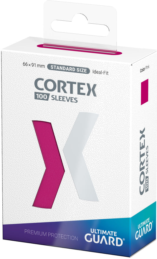 UG SLEEVES CORTEX STANDARD GLOSSY PINK 100CT