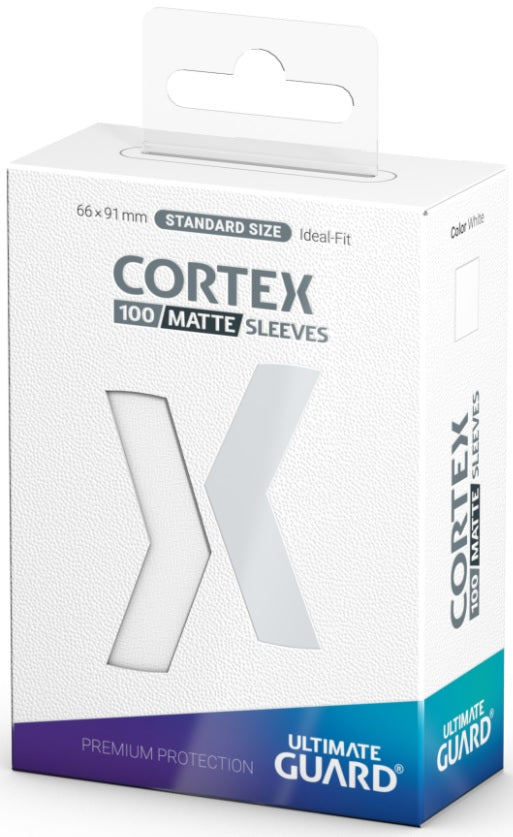 UG SLEEVES CORTEX STD MATTE WHITE 100CT
