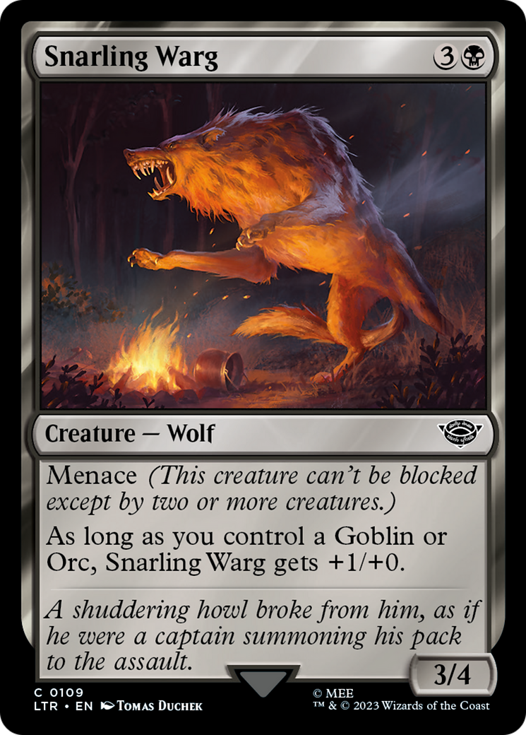 Snarling Warg (109) (LTR)