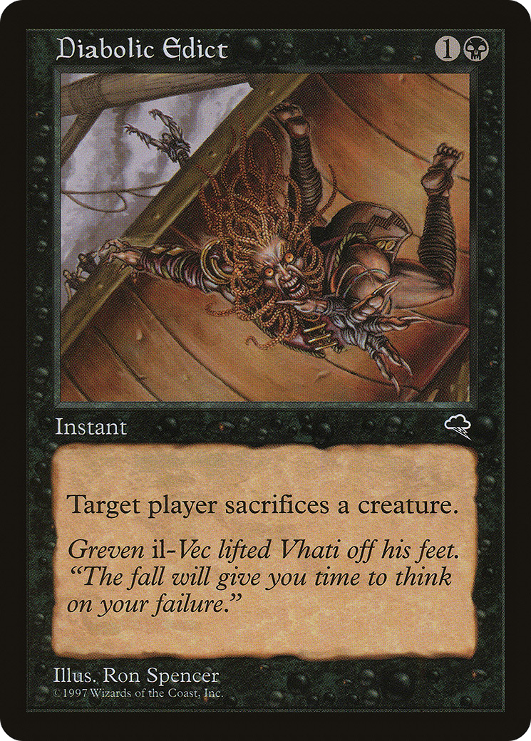 Diabolic Edict (128) (TMP)