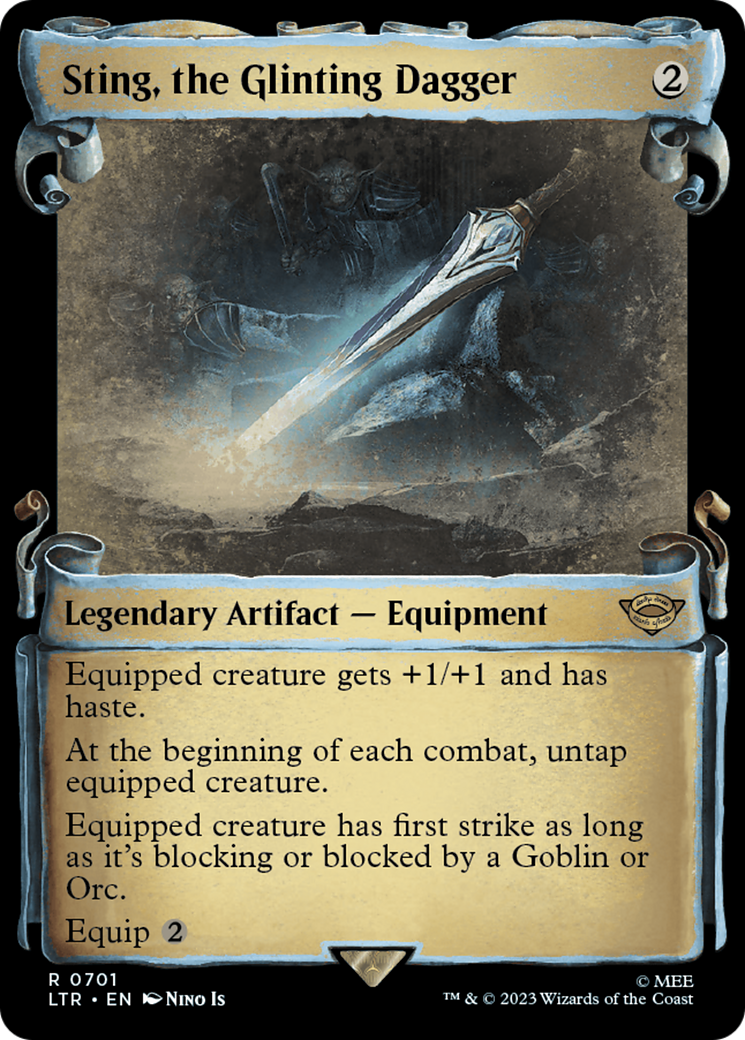 Sting, the Glinting Dagger (Showcase Scrolls) (701) (LTR)