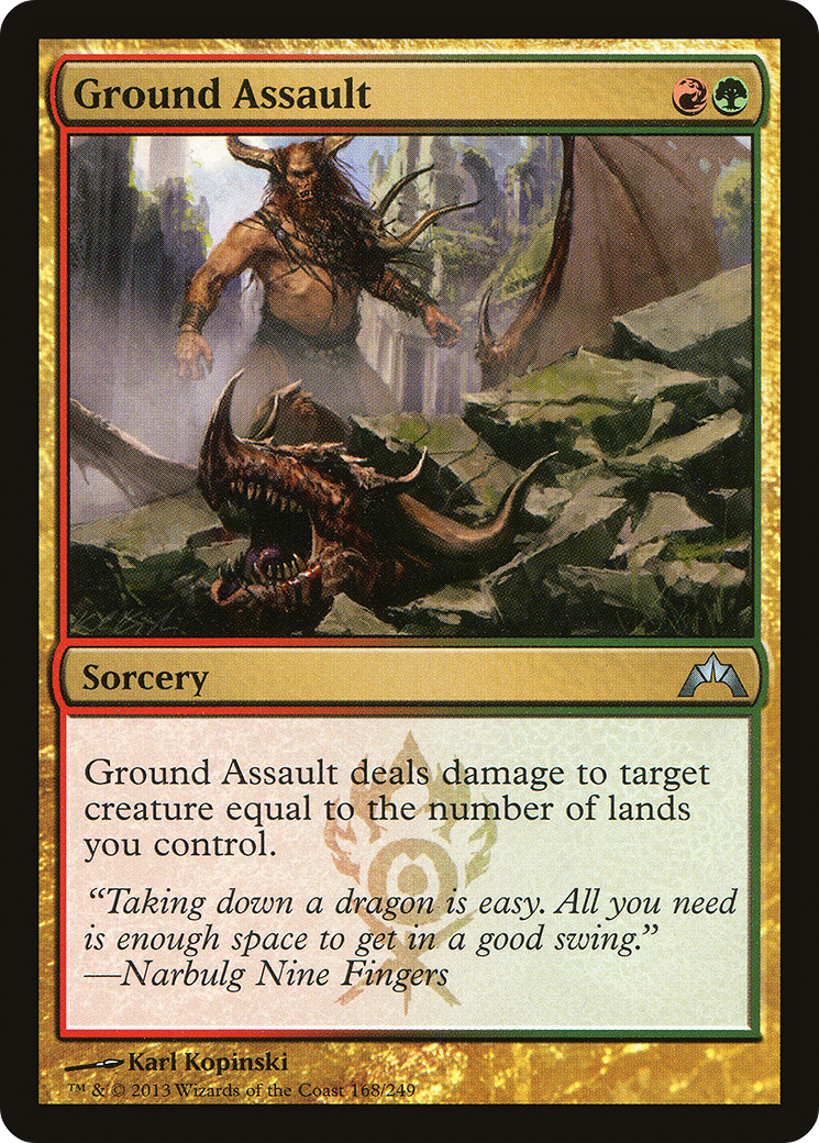 Ground Assault (168) (GTC)