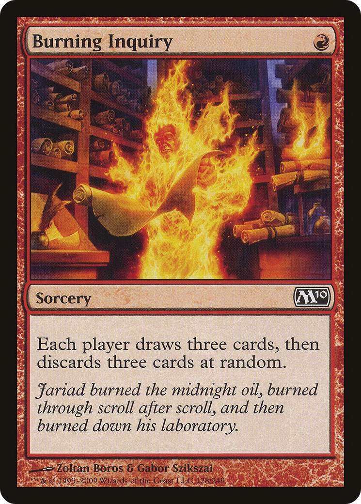 Burning Inquiry (128) (M10)