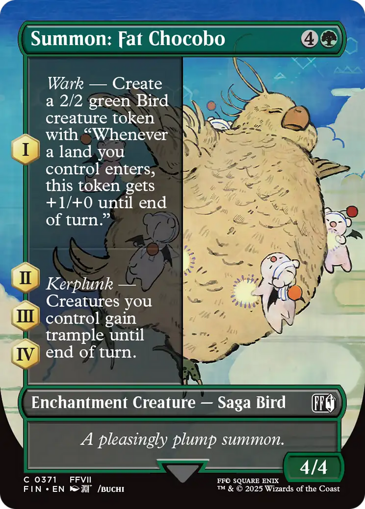 Summon: Fat Chocobo (Borderless) (371) (FIN)