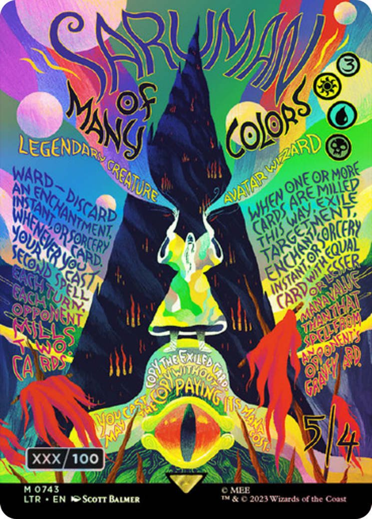 Saruman of Many Colors (Borderless Poster) (Serial Numbered) (743) (LTR)