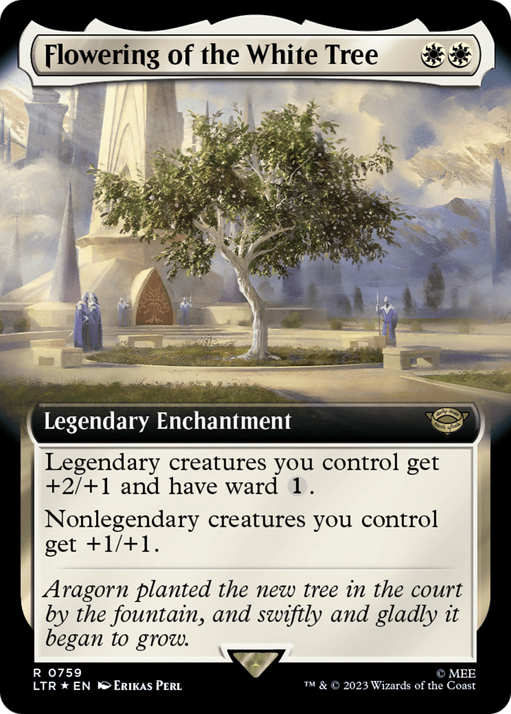 Flowering of the White Tree (Extended Art) (Surge Foil) (759) (LTR)