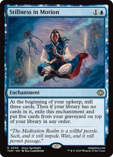 Stillness in Motion (TDM-059) - Tarkir: Dragonstorm: (enchantment)