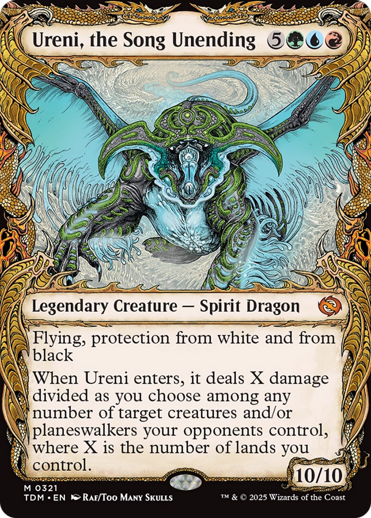 Ureni, the Song Unending (TDM-321) - Tarkir: Dragonstorm: (Showcase) Foil