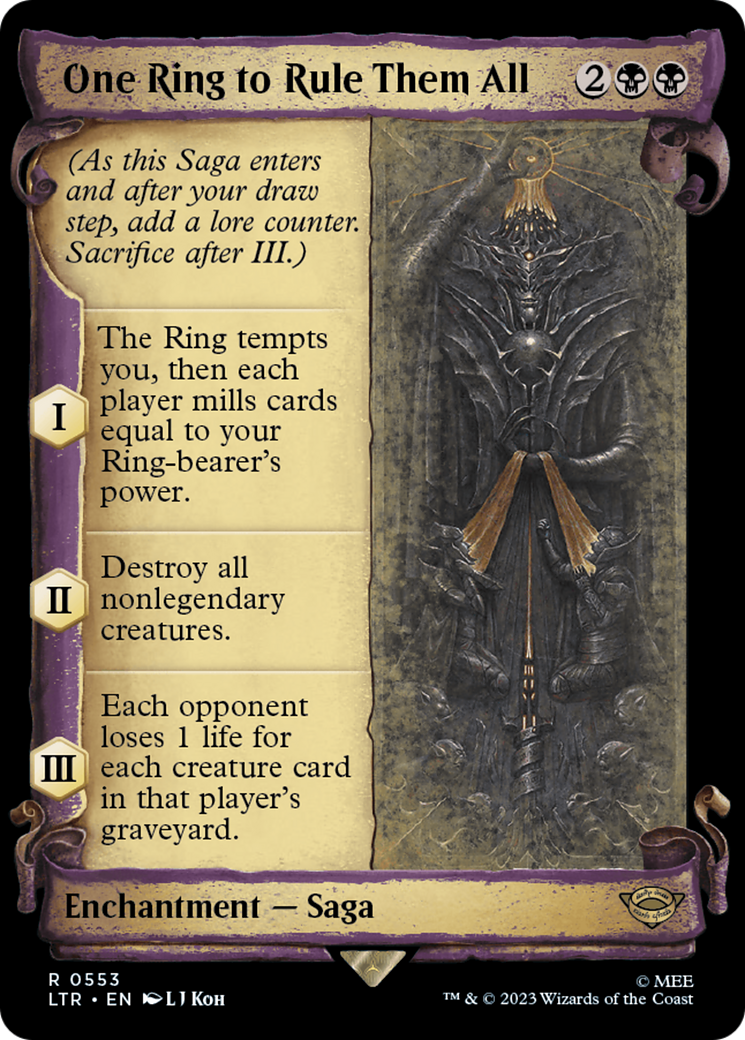 One Ring to Rule Them All (Showcase Scrolls) (553) (LTR)