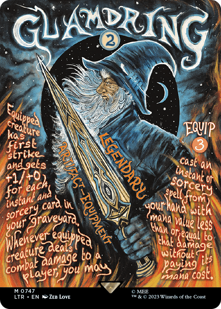 Glamdring (Borderless Poster) (747) (LTR)