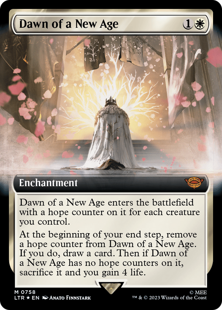 Dawn of a New Age (Extended Art) (Surge Foil) (758) (LTR)