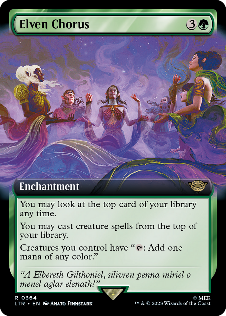 Elven Chorus (Extended Art) (364) (LTR)