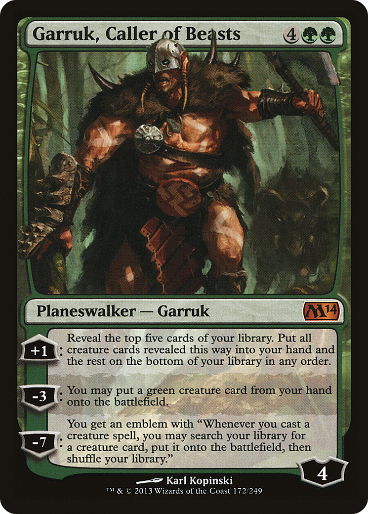 Garruk, Caller of Beasts (172) (M14)