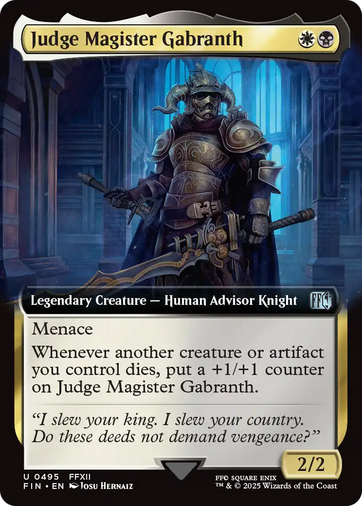 Judge Magister Gabranth (Extended Art) (495) (FIN)