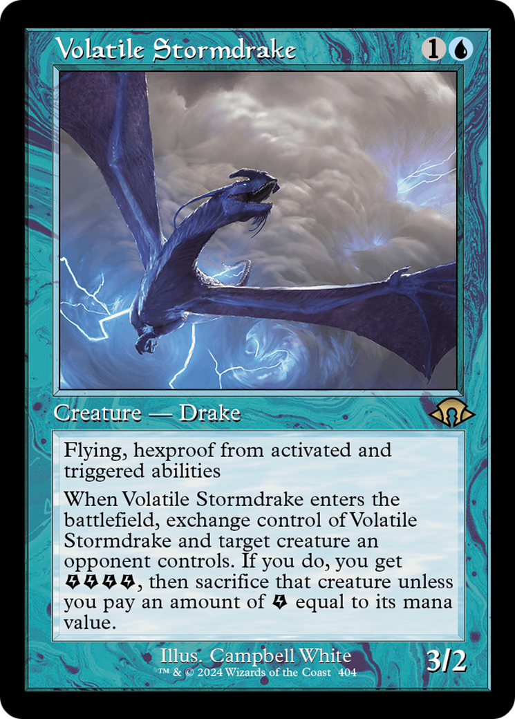 Volatile Stormdrake (Retro Frame) (404) (MH3)