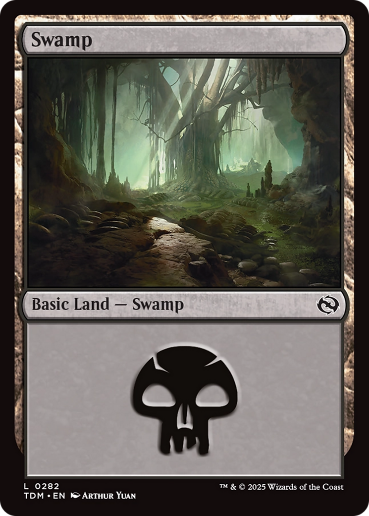 Swamp (TDM-282) - Tarkir: Dragonstorm Foil