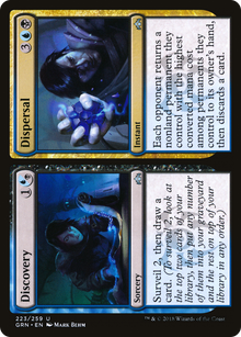 Discovery // Dispersal (GRN-223) - Guilds of Ravnica Foil