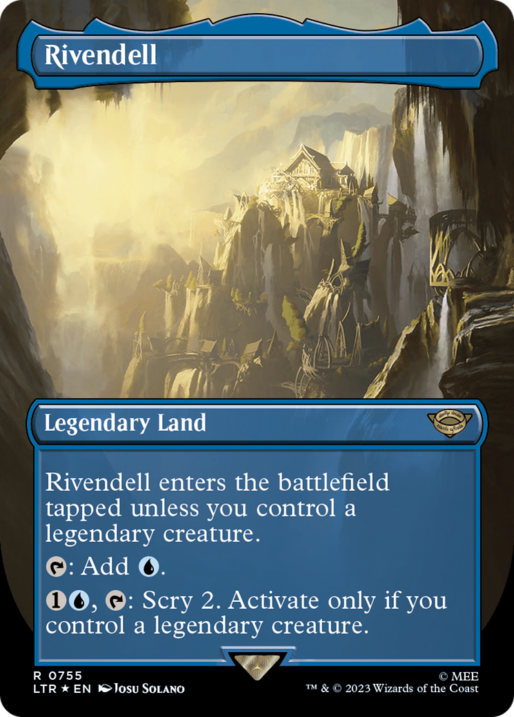 Rivendell (Borderless) (Surge Foil) (755) (LTR)