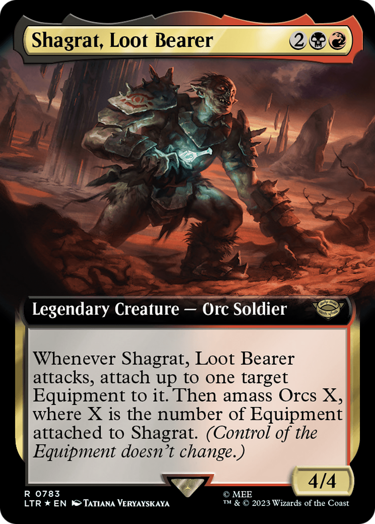 Shagrat, Loot Bearer (Extended Art) (Surge Foil) (783) (LTR)
