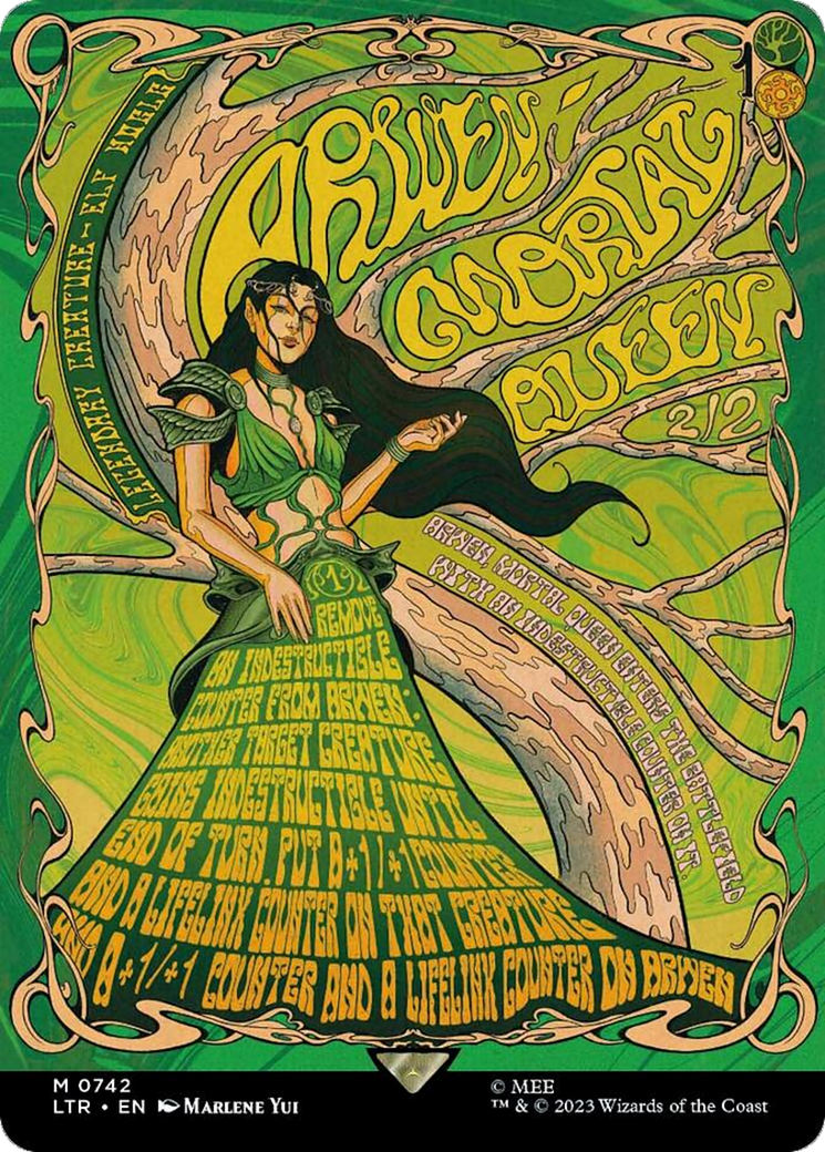 Arwen, Mortal Queen (Borderless Poster) (742) (LTR)