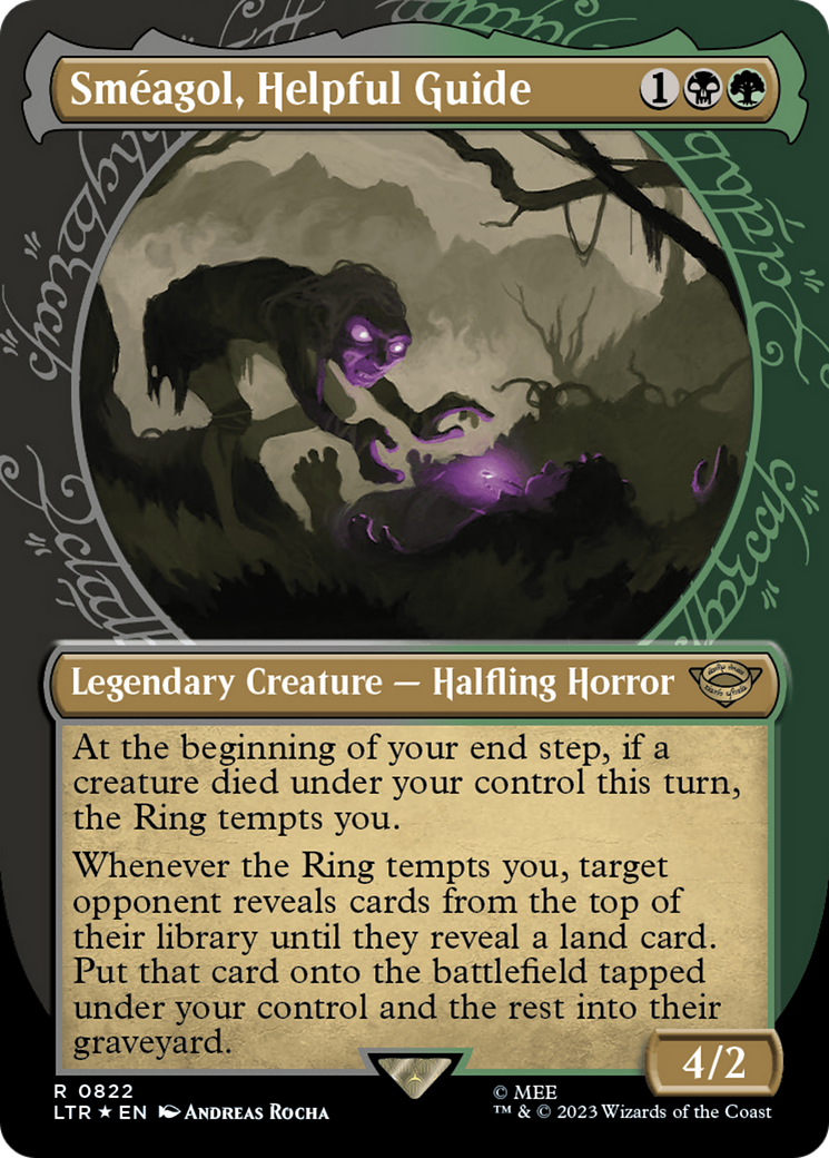 Smeagol, Helpful Guide (Showcase) (Surge Foil) (822) (LTR)