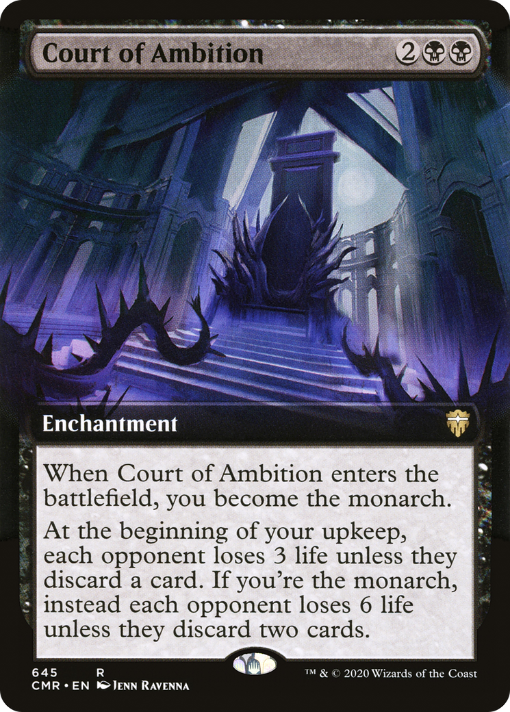 Court of Ambition (Extended Art) (CMR-645) - Commander Legends: (Extended Art) Foil