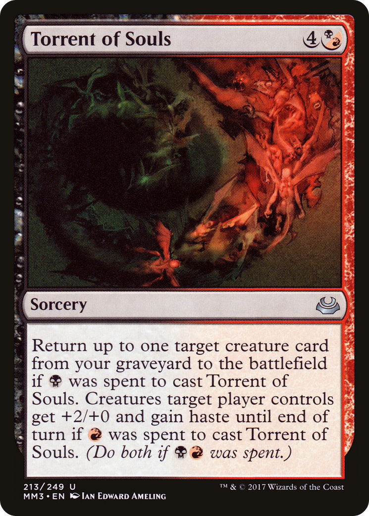 Torrent of Souls (MM3-213) - Modern Masters 2017 Foil