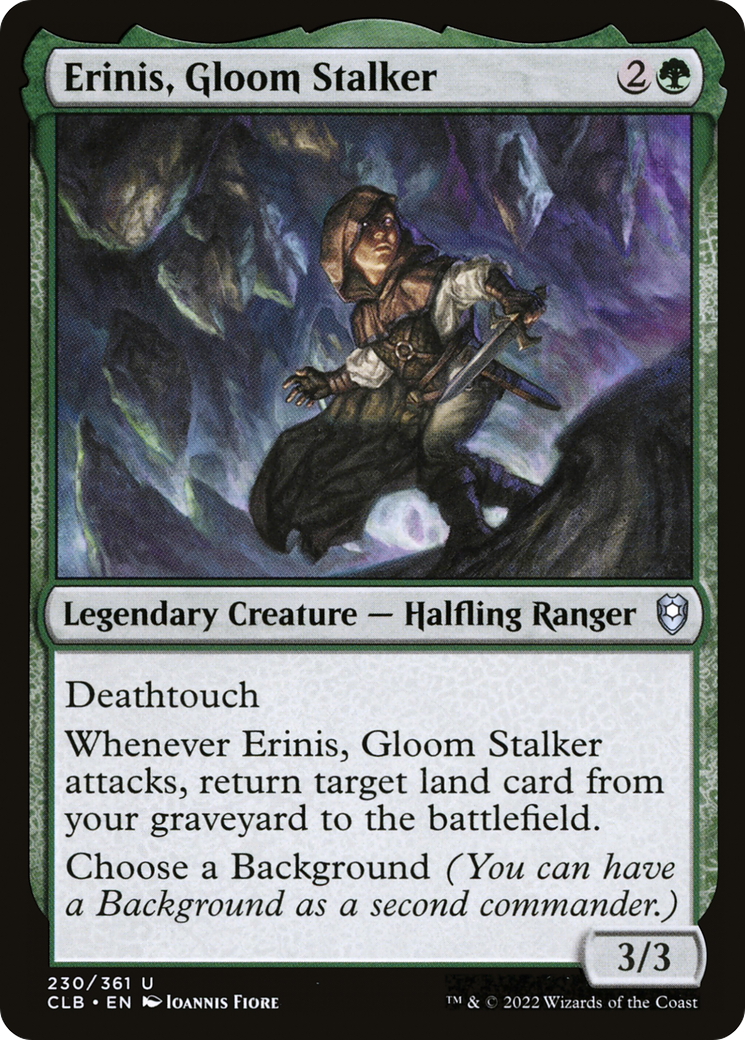 Erinis, Gloom Stalker (CLB-230) - Commander Legends: Battle for Baldur's Gate Foil