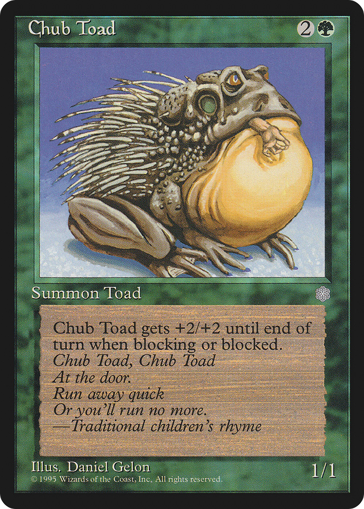 Chub Toad (ICE)