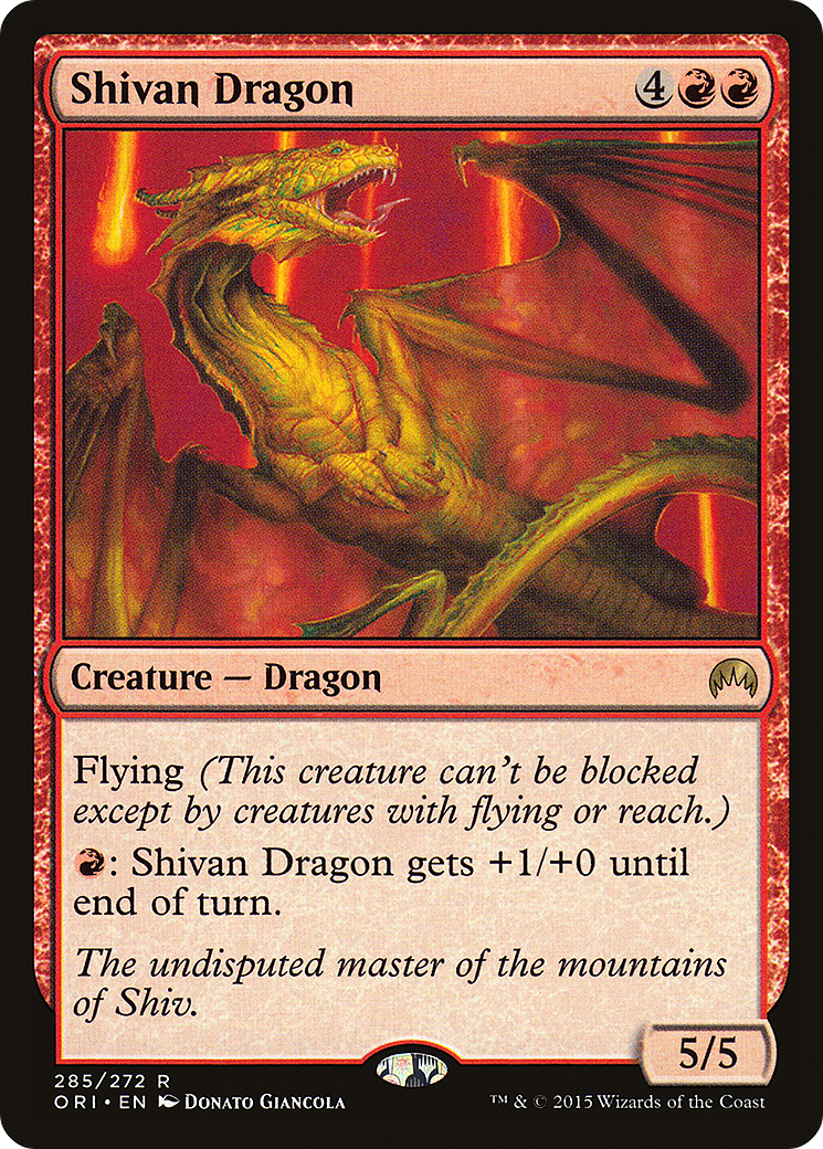 Shivan Dragon (285) (ORI)