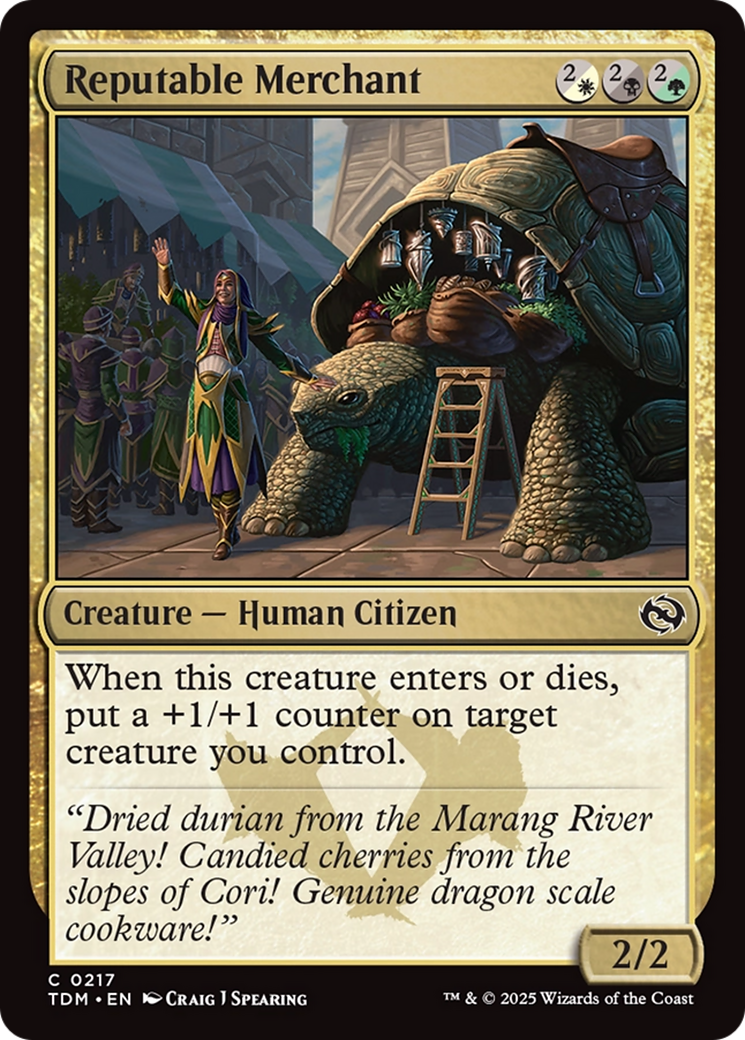 Reputable Merchant (TDM-217) - Tarkir: Dragonstorm