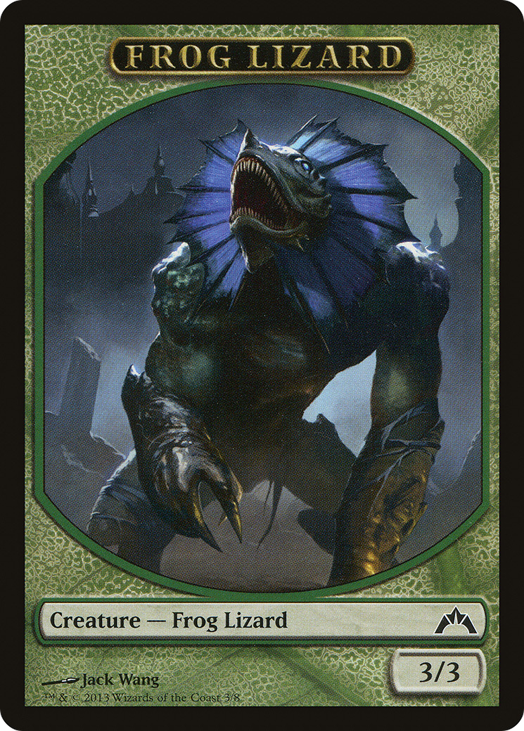Frog Lizard Token (3) (GTC)