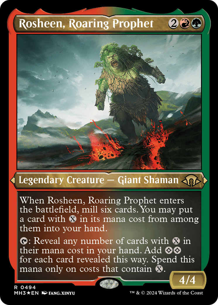 Rosheen, Roaring Prophet (Foil Etched) (494) (MH3)