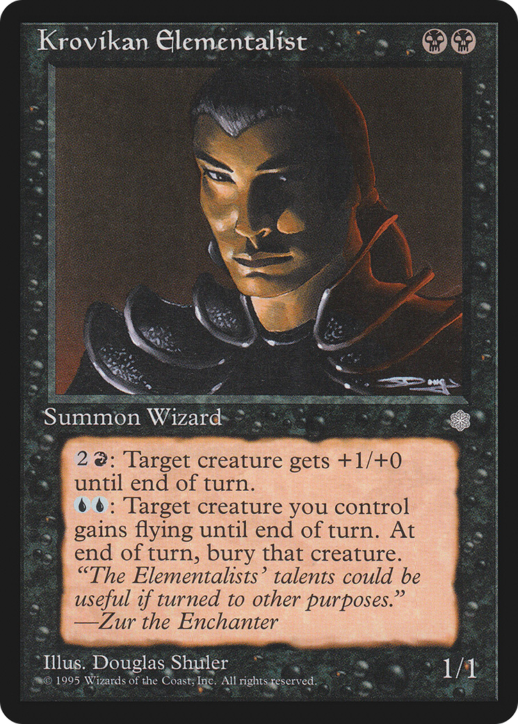 Krovikan Elementalist (ICE)