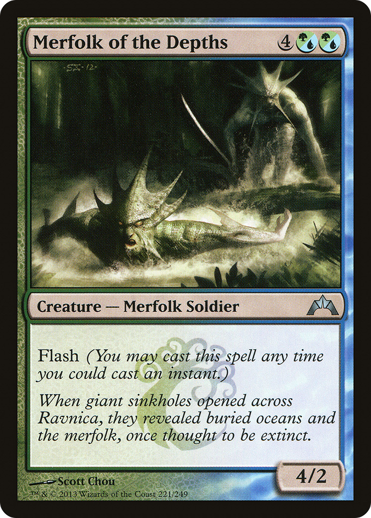 Merfolk of the Depths (221) (GTC)