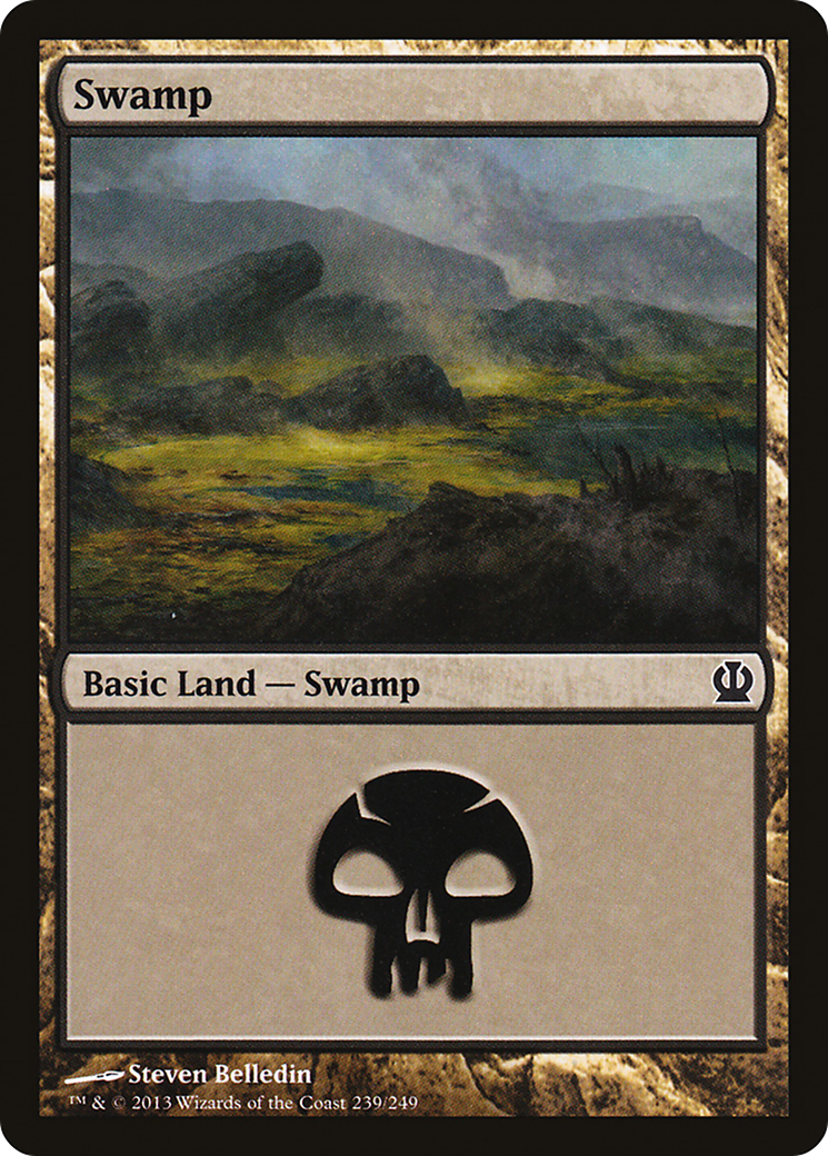Swamp (239) (THS-239) - Theros Foil