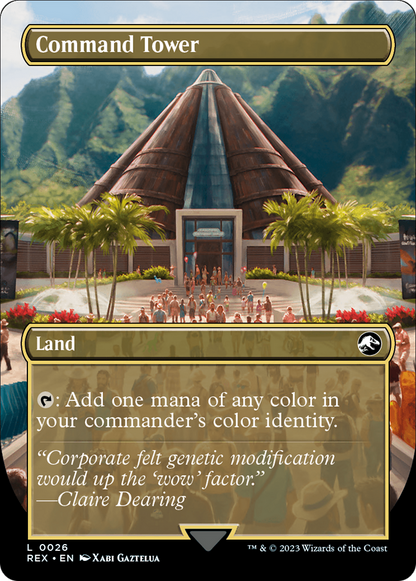 Command Tower (Borderless) (REX-026) - Jurassic World Collection (Borderless)