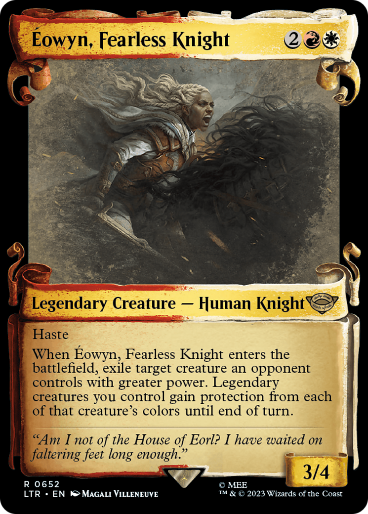 Eowyn, Fearless Knight (Showcase Scrolls) (652) (LTR)