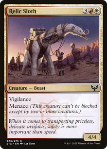 Relic Sloth (STX-223) - Strixhaven: School of Mages Foil