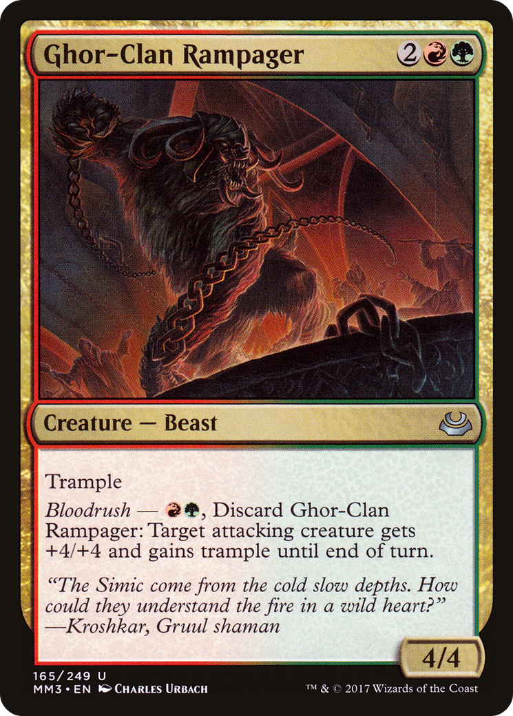 Ghor-Clan Rampager (MM3-165) - Modern Masters 2017