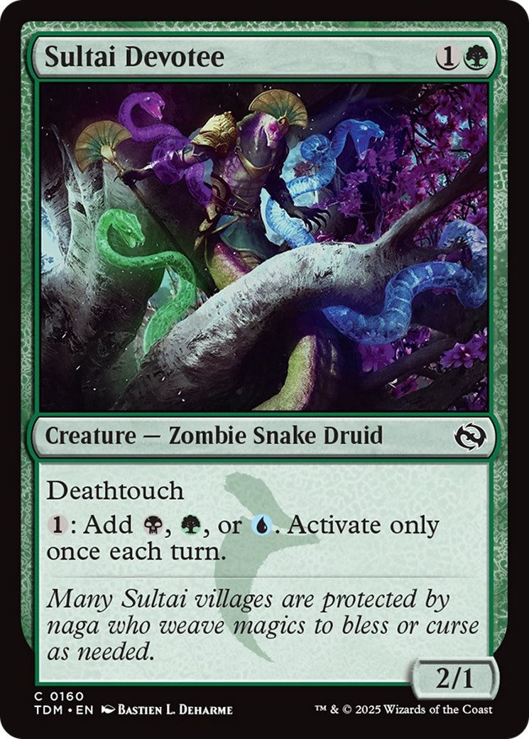 Sultai Devotee (TDM-160) - Tarkir: Dragonstorm