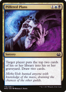 Pilfered Plans (MM3-178) - Modern Masters 2017