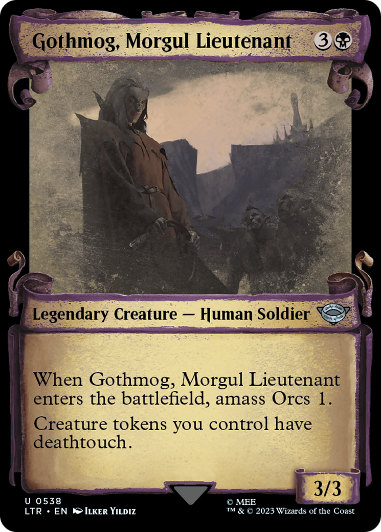 Gothmog, Morgul Lieutenant (Showcase Scrolls) (538) (LTR)