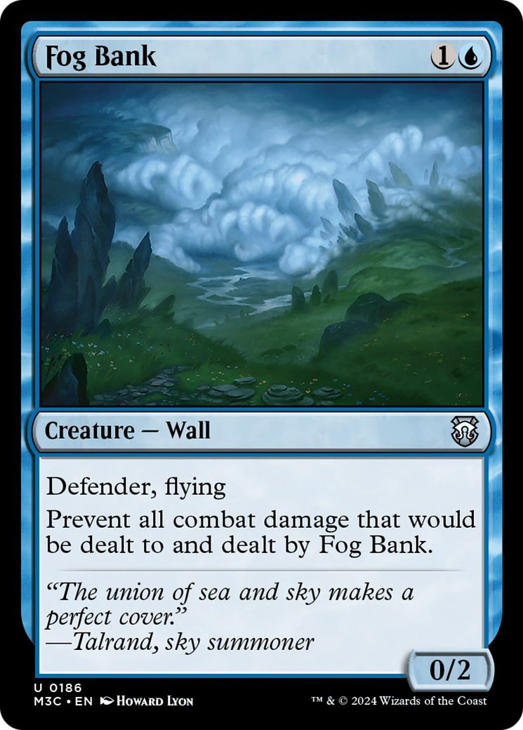 Fog Bank (M3C-186) - Modern Horizons 3 Commander Ripple Foil