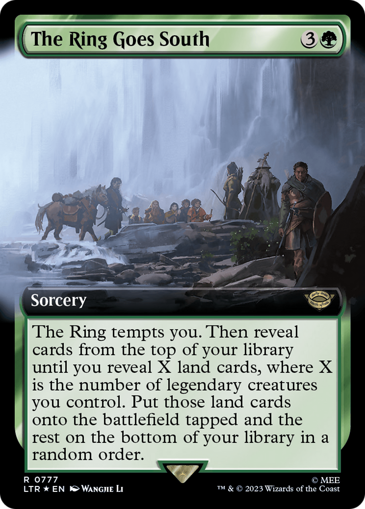 The Ring Goes South (Extended Art) (Surge Foil) (777) (LTR)