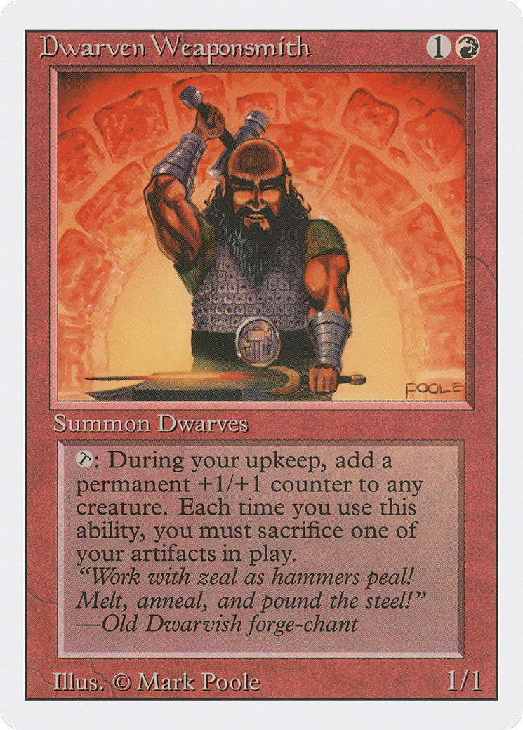 Dwarven Weaponsmith (3ED)