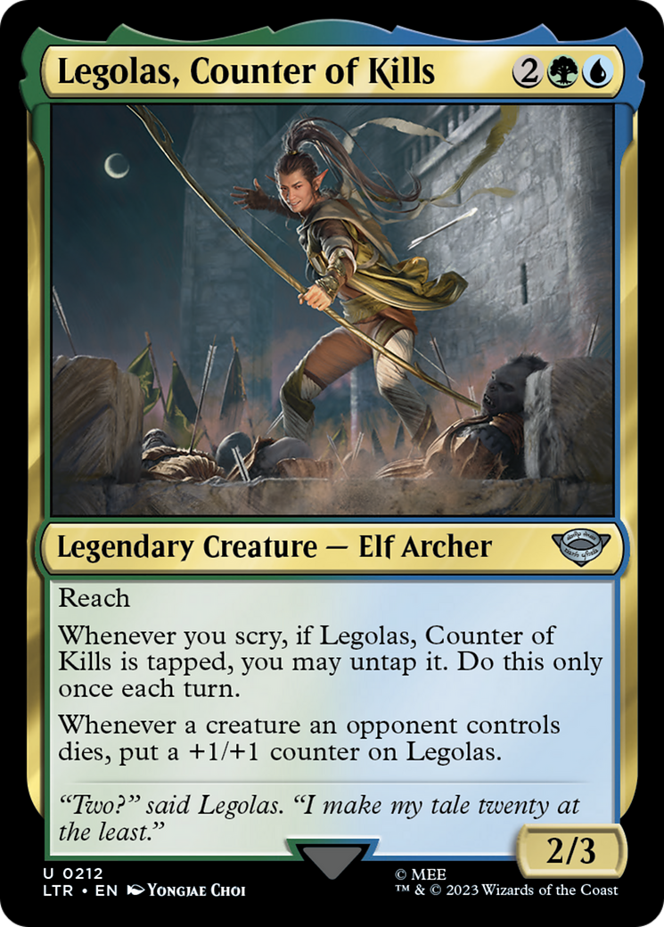 Legolas, Counter of Kills (212) (LTR)